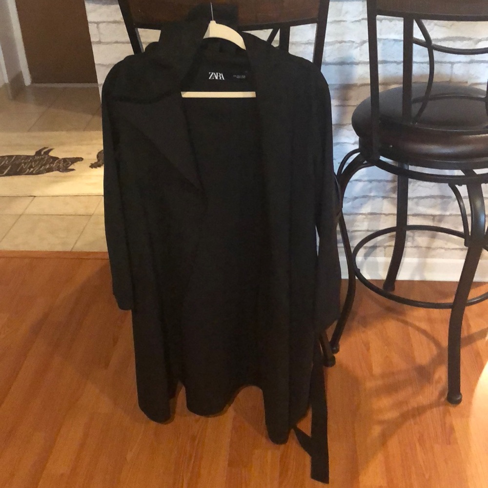 Zara black light coat! Brand new without tags!